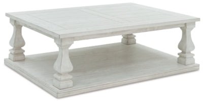 Ashley Antique White Arlendyne Rectangular Cocktail Table - T747 - 1 - Home Elegance USA - 1