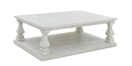 Ashley Antique White Arlendyne Rectangular Cocktail Table - Home Elegance USA