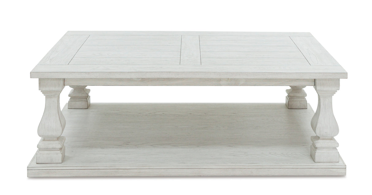 Ashley Antique White Arlendyne Rectangular Cocktail Table - Home Elegance USA