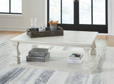 Ashley Antique White Arlendyne Rectangular Cocktail Table - Home Elegance USA