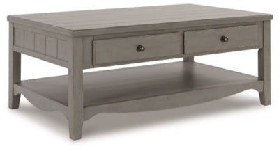 Ashley Antique Gray Charina Rectangular Cocktail Table - T784 - 1 - Home Elegance USA - 1