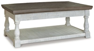 Ashley Gray/White Havalance Lift Top Cocktail Table - T814 - 9 - Home Elegance USA - 1