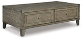 Ashley Rustic Brown Chazney Lift Top Cocktail Table - T904 - 9 - Home Elegance USA - 1