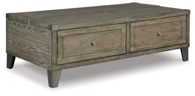 Ashley Rustic Brown Chazney Lift Top Cocktail Table - T904 - 9 - Home Elegance USA - 1