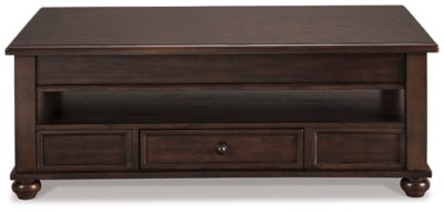 Ashley Dark Brown Barilanni Lift Top Cocktail Table - T934 - 9 - Home Elegance USA - 1