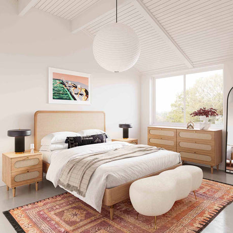 Carmen Cane 6 Drawer Dresser | TOV