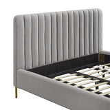 Angela Velvet Bed | TOV - TOV - B68160 - Home Elegance USA - 5