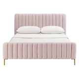 Angela Velvet Bed | TOV - TOV - B68161 - Home Elegance USA - 14