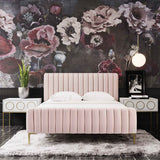 Angela Velvet Bed | TOV - TOV - B68161 - Home Elegance USA - 13