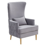 Alina Tall Tufted Back Chair | TOV | Home Elegance USA