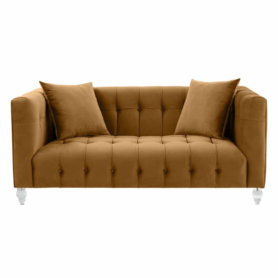 Bea Velvet Loveseat | TOV - TOV - L68316 - Home Elegance USA - 15