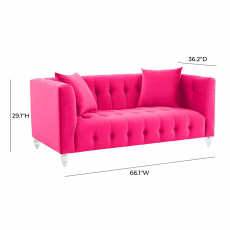 Bea Velvet Loveseat | TOV