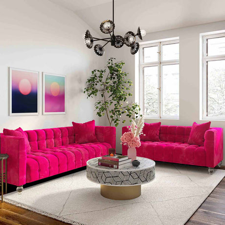 Bea Velvet Loveseat | TOV