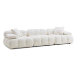 Calliope Cream Vegan Shearling Modular Sofa | TOV - TOV - L68924 - Home Elegance USA - 8