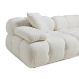 Calliope Cream Vegan Shearling Modular Sofa | TOV - TOV - L68924 - Home Elegance USA - 5