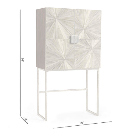 Sapphire & Terra Bar Cabinet | Jonathan Charles Fine Furniture