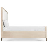 Tideline Bone & Linen-Blend Upholstered Bed | Jonathan Charles Fine Furniture