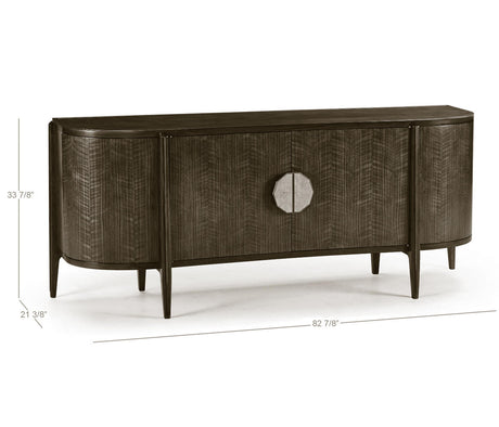 Toulouse Sideboard 83-Inch Walnut Storage Cabinet | Jonathan Charles Fine Furniture