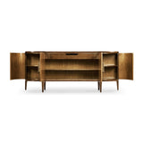 Toulouse Sideboard 83-Inch Walnut Storage Cabinet | Jonathan Charles Fine Furniture