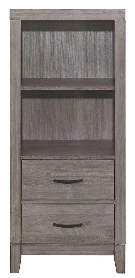 Homelegance Woodrow Pier/Tower Nightstand In Gray 2042Nb-10