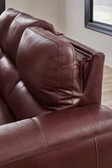 Alessandro Power Reclining Sofa with Adjustable Headrests in Garnet by Ashley - U2550115 - Home Elegance USA - 8