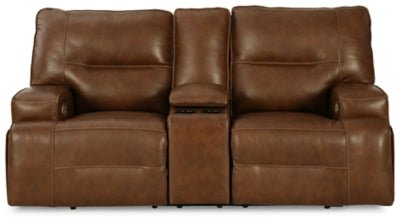 Ashley Auburn Francesca PWR REC Loveseat/CON/ADJ HDRST - Leather - U2570518 - Home Elegance USA - 1