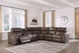 Ashley Chocolate Salvatore U26301S5 6 - Piece Power Reclining Sectional - U26301S5 - Home Elegance USA - 2