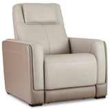 Ashley Almond Battleville PWR Recliner/ADJ Headrest - U3070513 - Home Elegance USA - 2