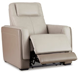 Ashley Almond Battleville PWR Recliner/ADJ Headrest - U3070513 - Home Elegance USA - 4