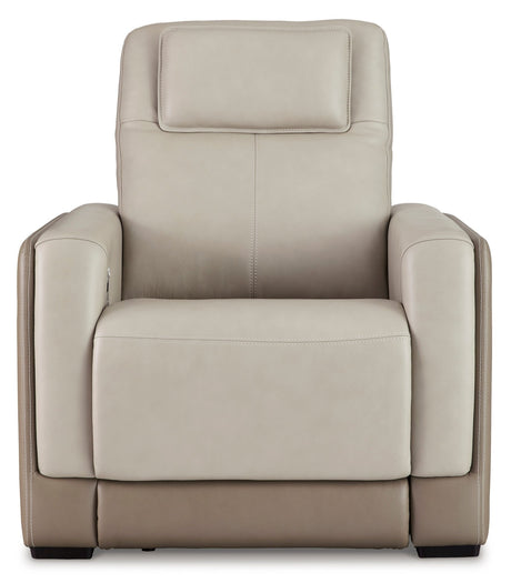 Ashley Almond Battleville PWR Recliner/ADJ Headrest - U3070513 - Home Elegance USA - 1