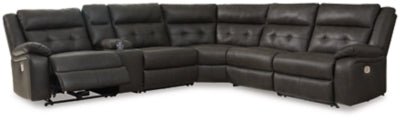 Ashley Storm Mackie Pike U43305S7 6 - Piece Power Reclining Sectional | Home Elegance USA