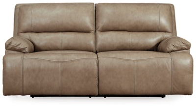 Ashley Putty Ricmen 2 Seat PWR REC Sofa ADJ HDREST - Leather