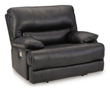 Ashley Eclipse Mountainous PWR Recliner/ADJ Headrest - Leather - U6580182 - Home Elegance USA - 1