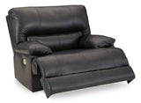 Ashley Eclipse Mountainous PWR Recliner/ADJ Headrest - Leather - U6580182 - Home Elegance USA - 2