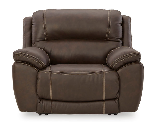 Ashley Chocolate Dunleith Zero Wall Recliner w/PWR HDRST - Leather - U7160482 - Home Elegance USA - 1