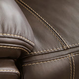 Chocolate Dunleith U71604S7 7-Piece Power Reclining Sectional - Leather | Ashley - Home Elegance USA