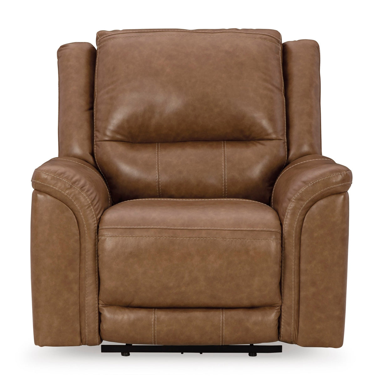 Ashley Caramel Trasimeno PWR Recliner/ADJ Headrest - Leather - U8281513 - Home Elegance USA - 1