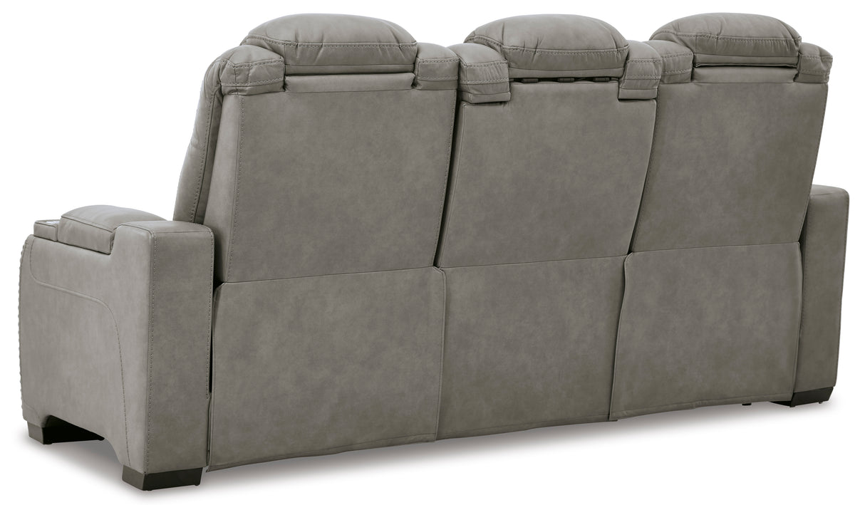 The Man-Den 3-Piece Power Reclining Sofa, Loveseat & Recliner Set | Ashley