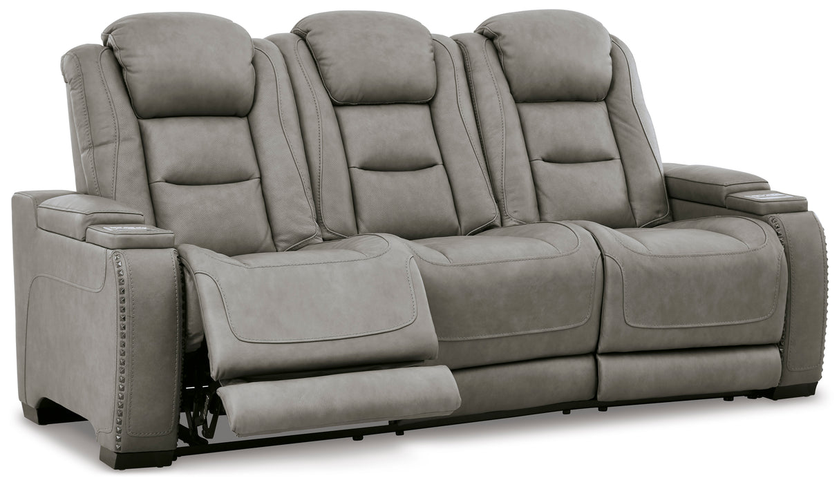 The Man-Den 3-Piece Power Reclining Sofa, Loveseat & Recliner Set | Ashley