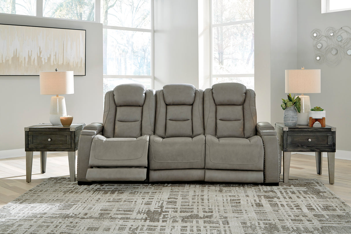 The Man-Den 3-Piece Power Reclining Sofa, Loveseat & Recliner Set | Ashley