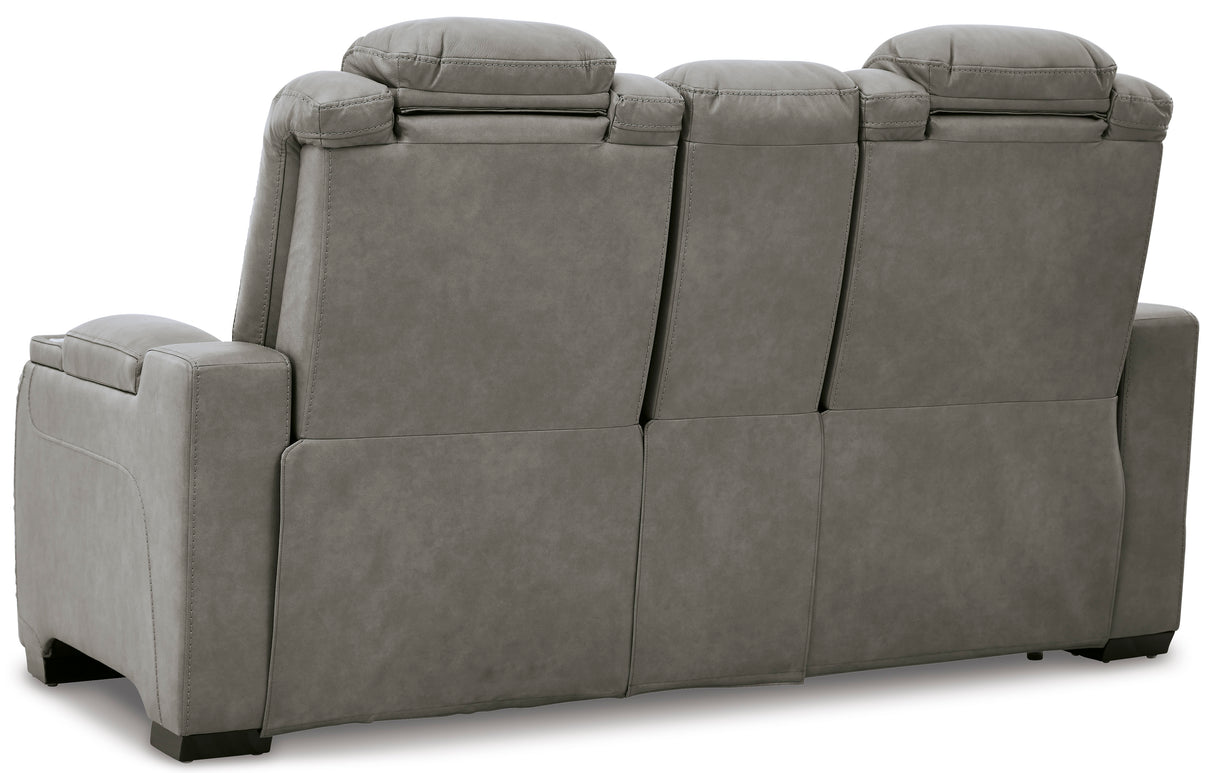 The Man-Den 3-Piece Power Reclining Sofa, Loveseat & Recliner Set | Ashley