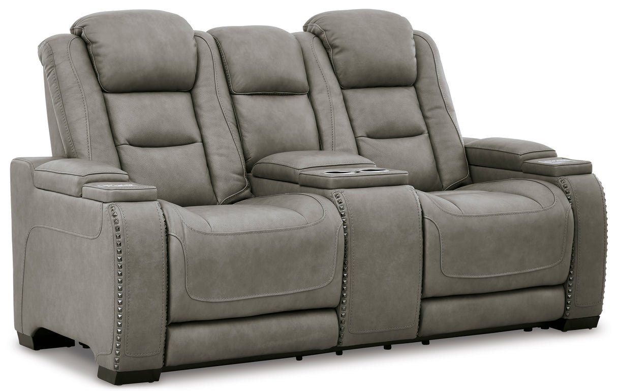 The Man-Den 3-Piece Power Reclining Sofa, Loveseat & Recliner Set | Ashley