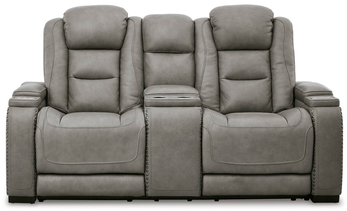 The Man-Den 3-Piece Power Reclining Sofa, Loveseat & Recliner Set | Ashley