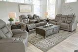 The Man-Den 3-Piece Power Reclining Sofa, Loveseat & Recliner Set | Ashley