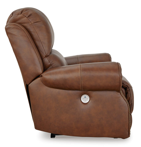 Ashley Auburn Freyeburg Zero Wall Power Recliner - Leather - U9021306 - Home Elegance USA - 9