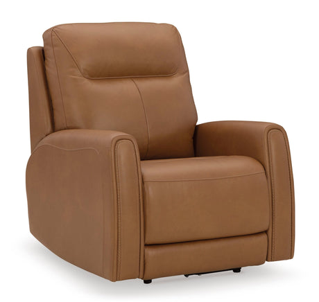 Ashley Butterscotch Tryanny PWR Recliner/ADJ Headrest - Leather - U9370413 - Home Elegance USA - 2