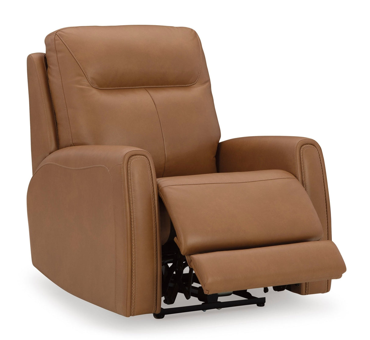 Ashley Butterscotch Tryanny PWR Recliner/ADJ Headrest - Leather - U9370413 - Home Elegance USA - 3