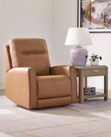 Ashley Butterscotch Tryanny PWR Recliner/ADJ Headrest - Leather - U9370413 - Home Elegance USA - 4