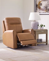 Ashley Butterscotch Tryanny PWR Recliner/ADJ Headrest - Leather - U9370413 - Home Elegance USA - 5