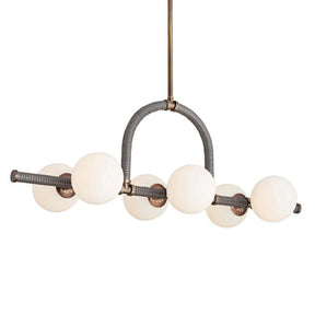 Arteriors Harrison Graphite Linear Chandelier | Arteriors